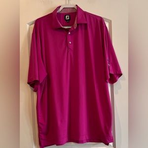 Foot‎ Joy Men’s Golf Shirt Purple Pit To Pit 25.5